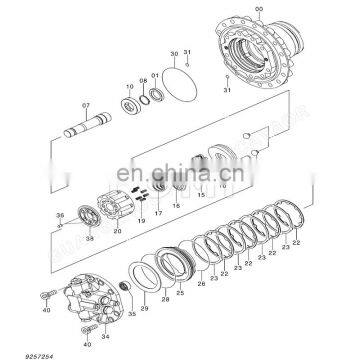 FOMI Final Drive ZX200-3 Travel Motor Without Reducer 9257254 9258325 For Excavator