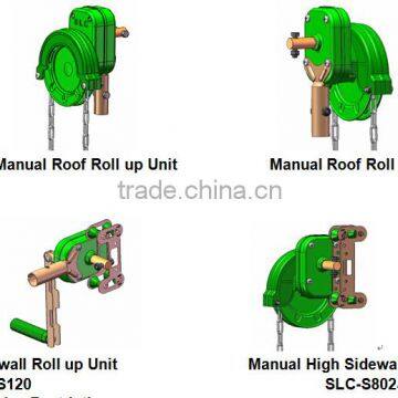 Greenhouse Manual Film curtain roll up Winding winches