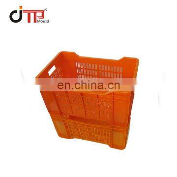 2019China Industrial factory manufacturing plastic colorful vegetable and fruit crate injection mould