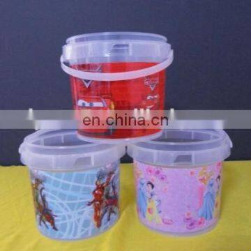 100% new PP different volume rectangular plastic bucket