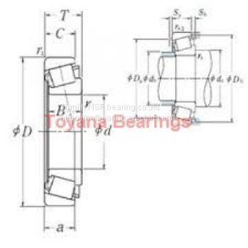 Toyana 63000-2RS deep groove ball bearings