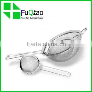 High Quality Cooking Tools food grade Fine Mesh Tea Mesh Strainer Colander Sieve