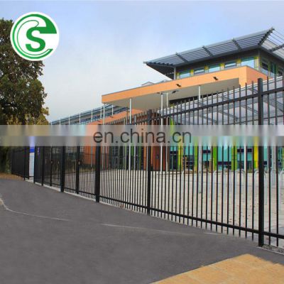 Hot sale cheap anti rust black aluminum fence used for long life