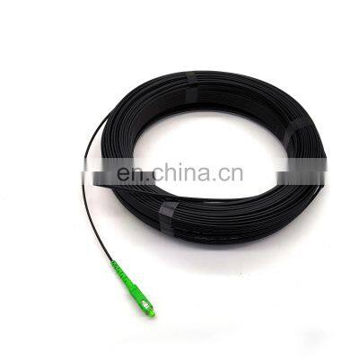 1core G.657A steel wire self-supporting outdoor drop fiber cable 30 meter optic patch cord cable fiber 300m outdoor ftth sc