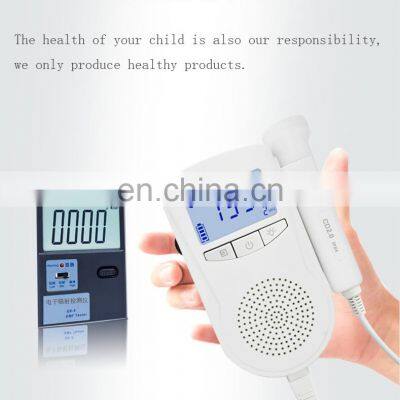 Baby Heart Rate Monitor For Pregnant Women LCD Display Portable Fetal Doppler