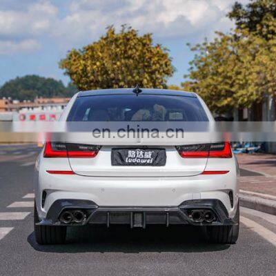 Blade Style Carbon Fiber Rear Spoiler For BMW 3Series G20 Rear Boot Lip Trunk Car Spoilers photo-4