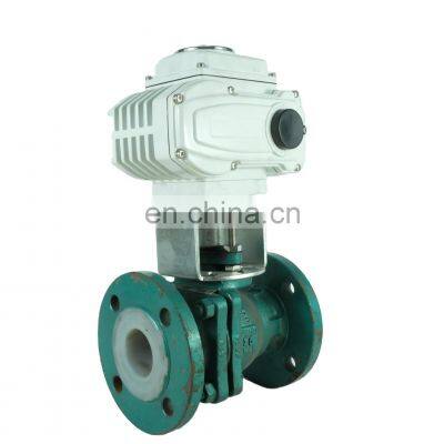 DKV 12V 24V 220V DC AC 8 inch Double Flange High Pressure Motorized Electric Actuated flange Ball Valve