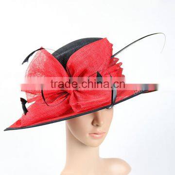 New Design Women Church Derby Wedding Cocktail Party Sinamay Hats for Sale Quality Choice