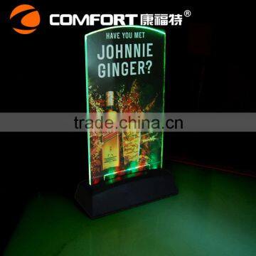 High Quality Illuminated Clear Plastic Led Menu Covers photo-6