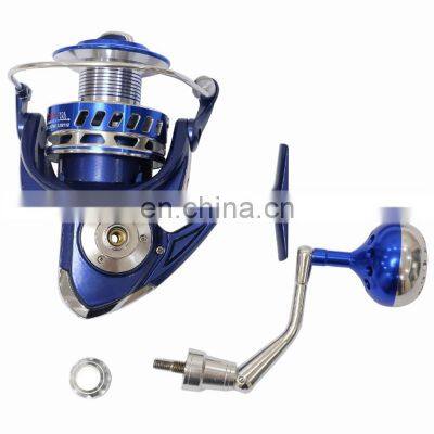 2021 Blue Full Metal 12 +1BB 4000 -10000 Вращательная рыболовная катушка для тралования и джиггинга на лодке с усилием рывка 50 кг photo-4