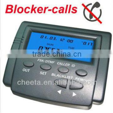 Telephone Call Blocker with Blacklist and Whitelist