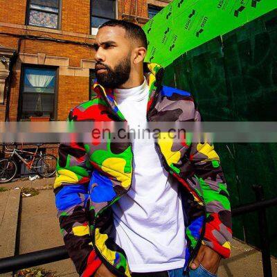 Wholesale Custom Women's Clothing Men and Women Can Wear Multicolour Camouflage Printing and Dyeing Bread Service photo-5