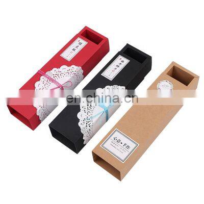 Drawer Kraft Paper Cookie Box Macaron Dessert Packaging Candy Snacks Eco-friendly Packing Boxes for Cake photo-4