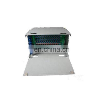 FTTH outdoor 24 Port Optical Distribution Frame Rack Mount FiberODF with Price 24/36/48/72/96/144 Port Rack Mount