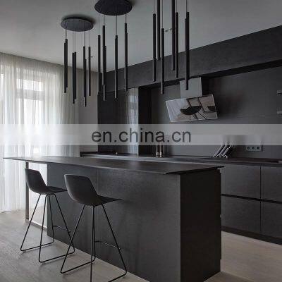 Modern Simple Kitchen Furniture Plywood Matt Lacquer Kitchen Door Modular Kitchen Cabinets