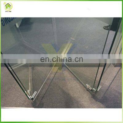 New Design Clear Tempered Glazing Frameless Folding Door/frameless Glass Doors