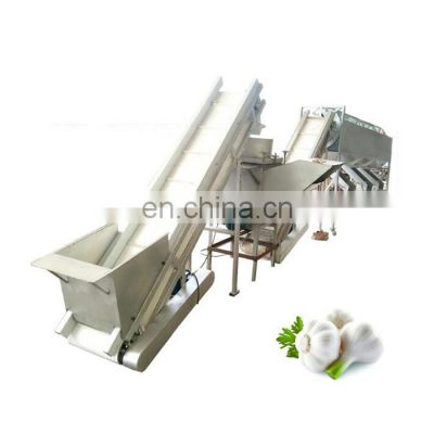 Good performance professional garlic peeling production line with breaking, peeling, slicing and drying