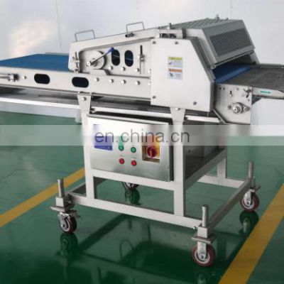 hot sale Automatic chicken flattening machine / chicken breast meat flatten machine  beef steak meat flattening machine