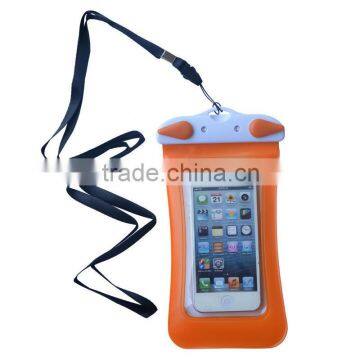 Plastic Waterproof travel diving dry bag for phone 4s5s with lanyard 10M