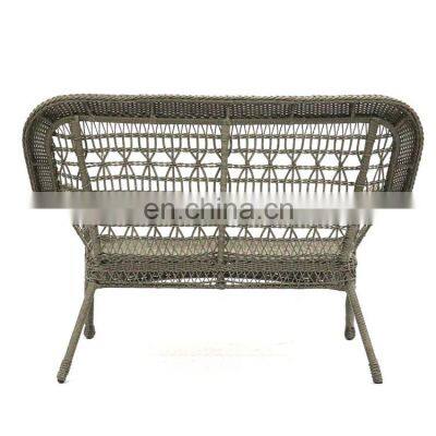 Factory Supply Pe Rattan Wicker Loveseat Patio Garden Furniture For Indoor & Outdoor photo-3