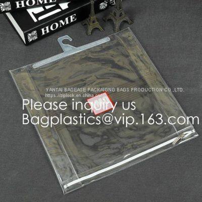 Biodegradbale Bags, Shirt Packaging Bags, Hanger Frosted Bags, Packaging Bag Hook Hanger Bag Underwear Shirt Bag photo-3