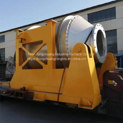 Customized tilting rotary furnace, industrial smelting equipment