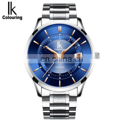 IK colouring K007 High End Stainless Steel Automatic Watch Calendar Fashionable Mechanical Male Watches