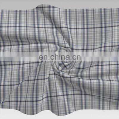 2022 Best Sale BCI Cotton Yarn Dyed Seersucker Check Design