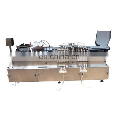 5-10ml Single nozzle peristaltic pump cosmetic glass ampoule filling and sealing machine with PLC