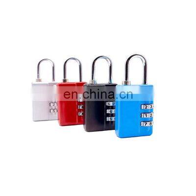 2020 new arrival 4 digit zinc alloy combination travel locks luggage padlock kid suitcase lock