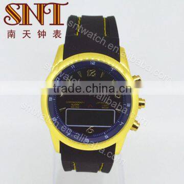 Colorful analog digital watch sport watch for men