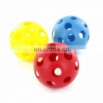 cheap indoor outdoor 26/40 holes pickleball balls customized dura pickle balls