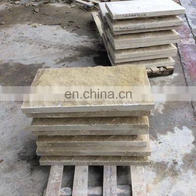 Sandstone Mushroom Stone Beige Sichuan Stone Rustic Hotel Building Stone Material Customized Size Online Technical Support photo-4