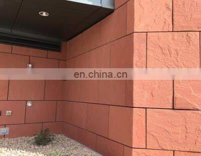 Direct Sale Building Natural Stone Wall Cladding Tiles Outdoor Red Sandstone photo-2