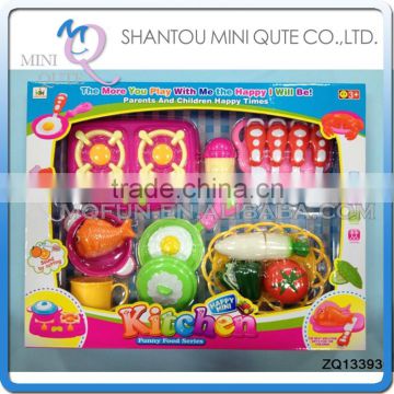 MINI QUTE Pretend Preschool Cooking Cutting food fruit Vegetable kitchen play house set learning educational toy NO.ZQ133930