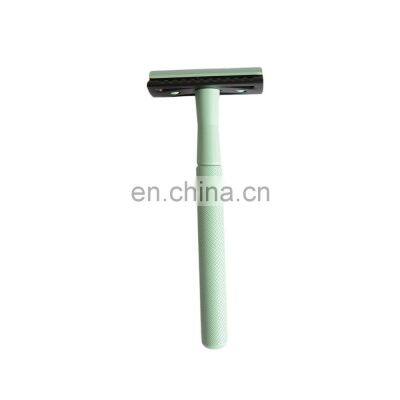 Classic Green Color Eco Friendly Double Edge Blade Razor Women