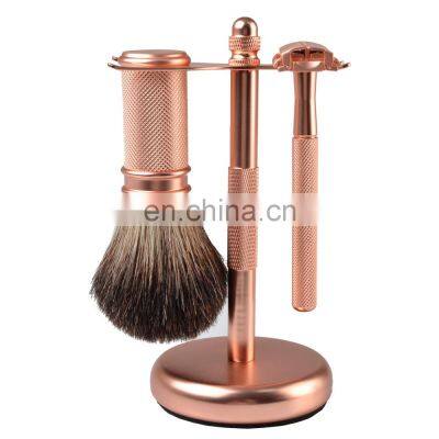 KINGHOOD Double Edge Blade Safety Razor Shaving Set