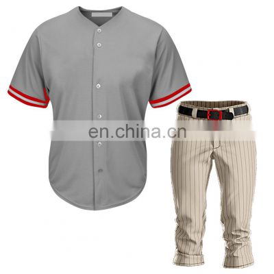 Premium Quality Sublimation custom wear baseball uniform tops and shorts quality team wear baseball uniform sets