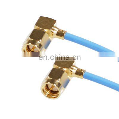 SFR-2/FEP Cable SMA to SMA, Right Angled SMA Male Jumper Cable