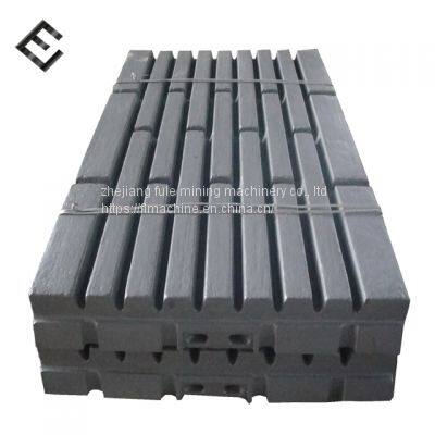 Fixed Jaw Liner Plate for Jaw Crusher