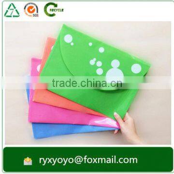 office/school wholesale pp plastic file bag document a4 wallet