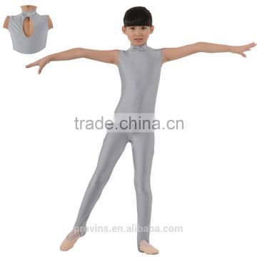 Turtle Neck Sleeveless Kids Unitards