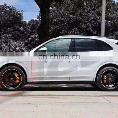 Ukiss Car Bumpers For 18-21 Porsche Cayenne 9Y0 Modified Turbo Front Bumper With Grille Door Panel Wheel Arch Diffuser Body Kits photo-3