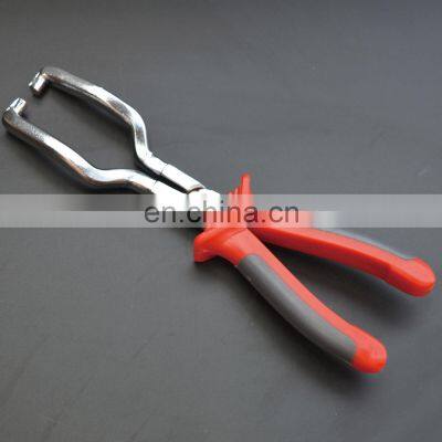 Fuel Line Clip Pipe Plier Disconnect Removal Tool Car Hose Clamp Plier Car Angled Clip Plier Tube Bundle Removal Repair Tool