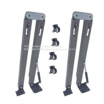 Folding Transformable Desk for Small Space Apartments Canteen Table photo-3