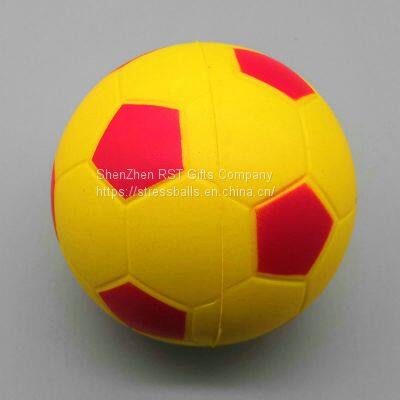 Hot Sale Factory Supply 6.3cm Football Anti Stress Ball for Kids and Adults pu Foam Ball photo-2