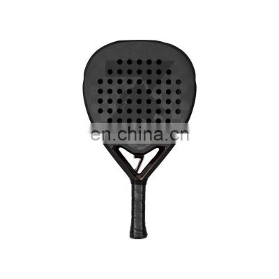 High Quality Soft EVA Multi-shape Full Carbon 3K 12K 18K Padel Racket For Outdoor Sports