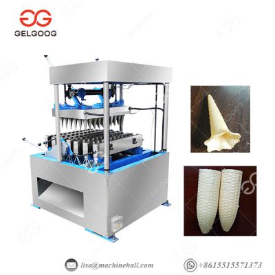 Semi Automatic Waffle Cone Cup Ice Cream Cone Making Pizzelle Machine