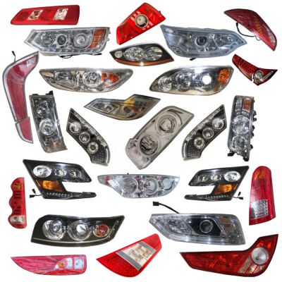 wholesale bus lamps accessories 24v bus Headlights Rear lights for china kinglong higer zhongtong bus lights lamp parts