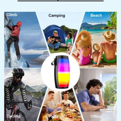 ZQS1202 Portable Wireless Speaker 500MAH Battery Capacity 2 Inch Speaker With Colorful Light photo-5